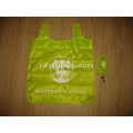 Promotional Polyester Foldable Tote With Pouch and Hook